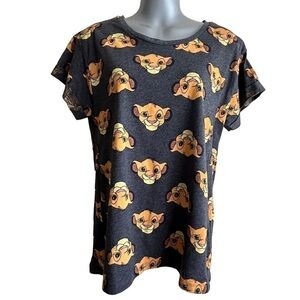 Disney Lions King Simba Juniors Short Sleeve Tee • NWOT • Size: Large​
